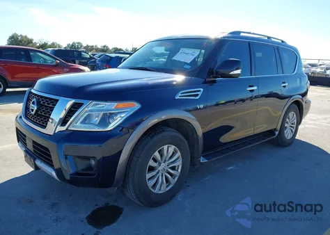2018 Nissan Armada Sv из США, поврежденный, VIN JN8AY2ND8J9060338